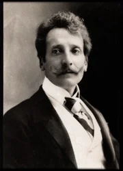 ベルギーの詩人で小説家のジョルジュ・ローデンバッハ（1855-1898）の肖像。